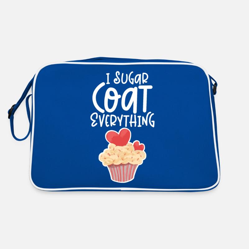 I Sugar Coat Everything Retro Tasche