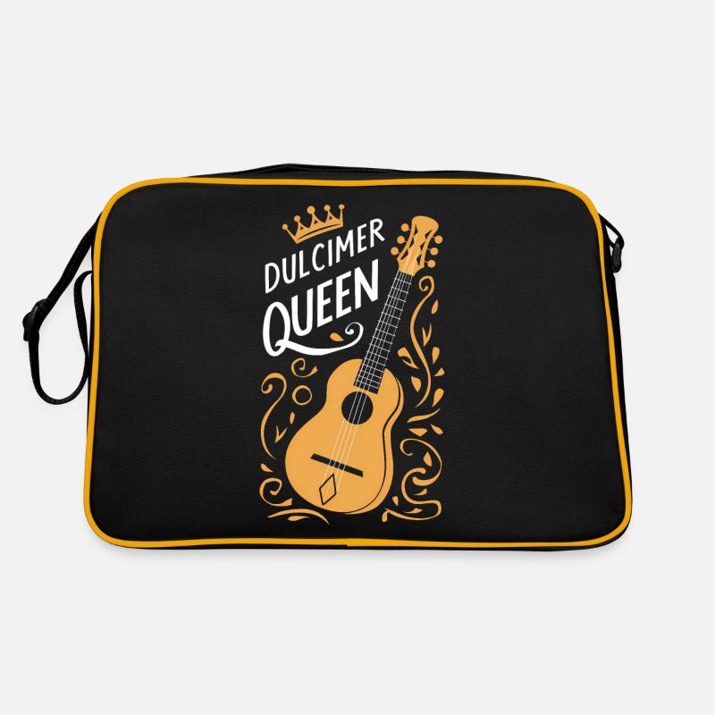 Gift for dulcimer lover Retro Bag