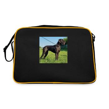 Elite of Druid Grove - Retro Bag - black/gold - Back