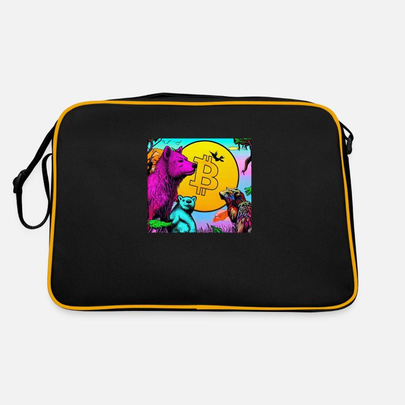 Krypto Pop Art Retro Tasche