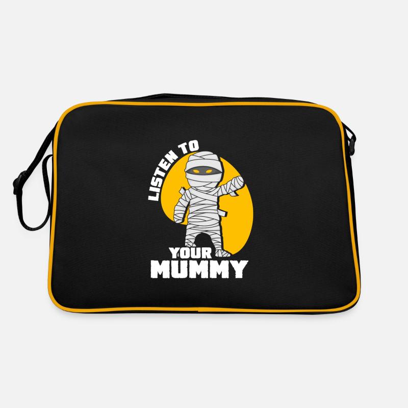 Mummy Creepy Mummies - Retro Bag - black/gold