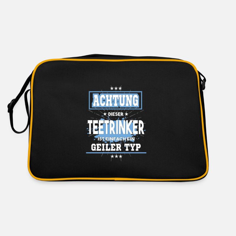 Teetrinker ist einfach nur ein geiler Typ Retro Tasche