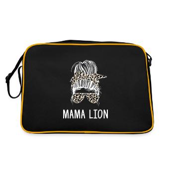 Signe du zodiaque Lion - Sac Retro - noir/or - Dos