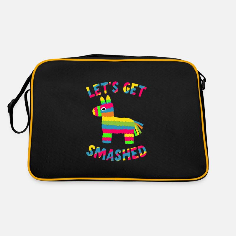 Let's Get Smashed Pinata Retro Bag