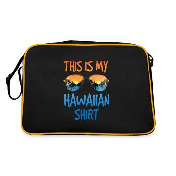 This is my Hawaiian shirt - Retro Bag - black/gold - Back