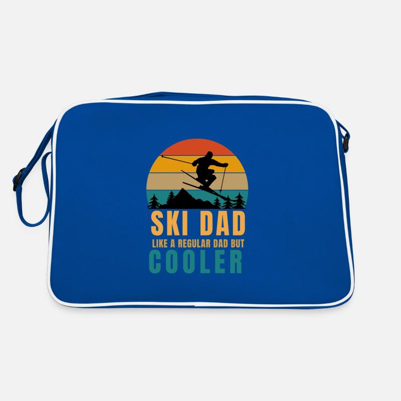 ski dad like regular dad but cooler Retro Bag