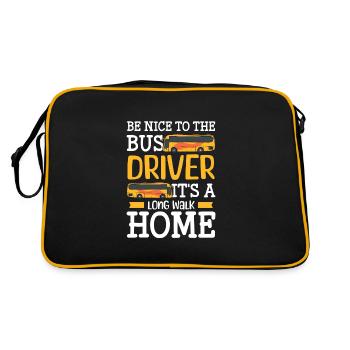 Driver Bus driver Coach - Retro Bag - black/gold - Back