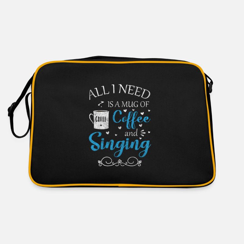 Musique, Mélodie, Voix, Microphone Sac Retro