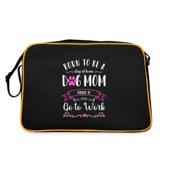 Dog Paw Dog School - Retro Bag - black/gold - Back