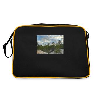 Blue Sky - Retro Bag - black/gold - Back