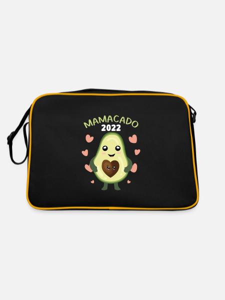 Mamacado 2022 Avocado Pregnancy Pregnant - Retro Bag - black/gold - Back