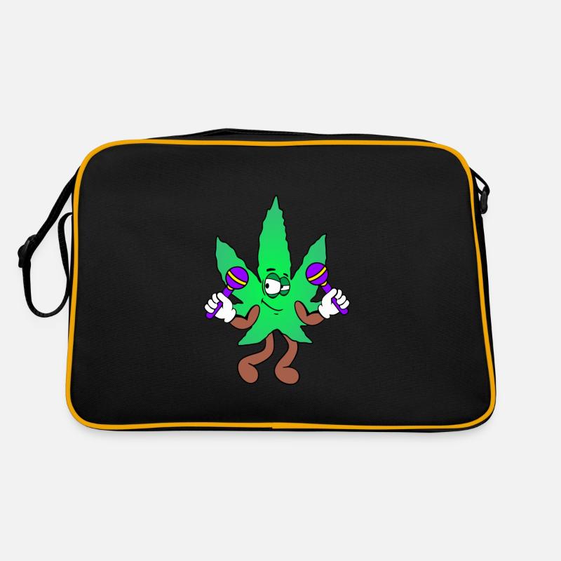 Der Bloom - Dancing Bloom Weed Cannabis Marihuana Retro Tasche