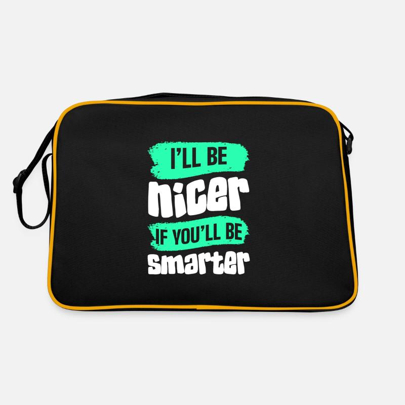 Sarcasm Comic Irony Retro Bag