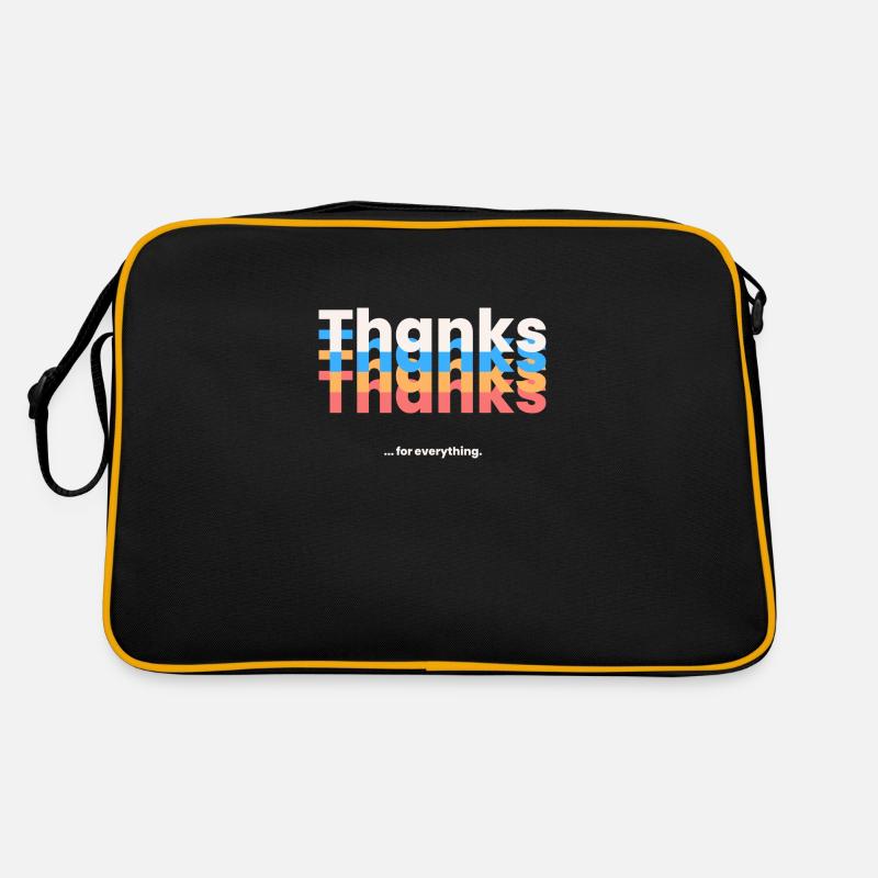 Thanks for everything Retro Tasche