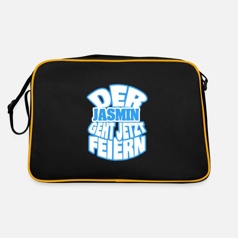 Der jasmin geht jetzt feiern Retro Tasche