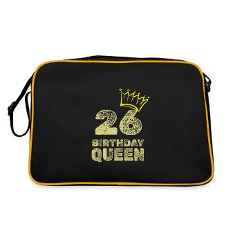 Age 26 - Retro Bag - black/gold - Back