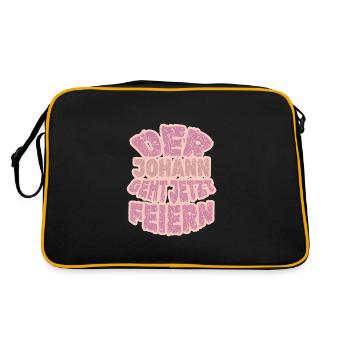 Johann - Retro Bag - black/gold - Back