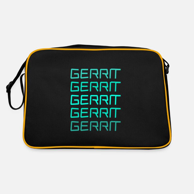 Geschenk für Gerrit Retro Tasche