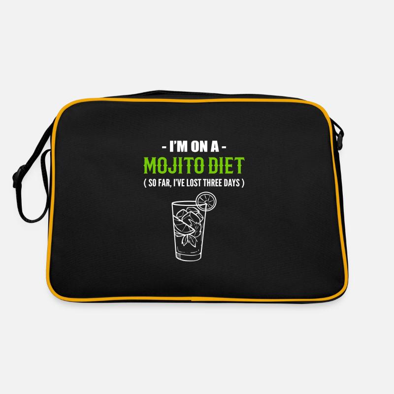 Mojito Diet Strong Drinker Cadeau Sac Retro