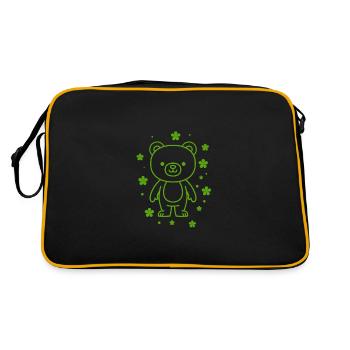 Nounours - Sac Retro - noir/or - Dos