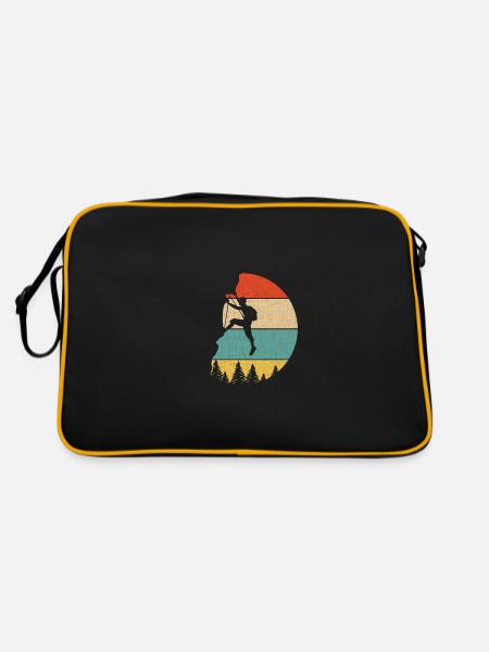 Retro Vintage Climbing- grimpeur grimpeur - Sac Retro - noir/or - Dos
