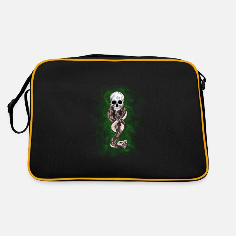 Dunkles Mal Retro Tasche