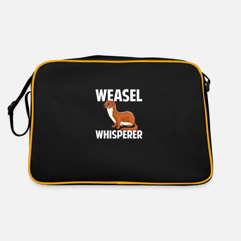 weasel whisperer, weasel Retro Bag