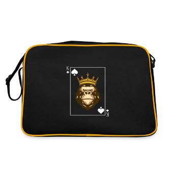 Poker Royalsigns King King Card Karo Skat - Retro Bag - black/gold - Back