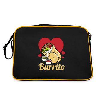 Burrito Amants - Sac Retro - noir/or - Dos