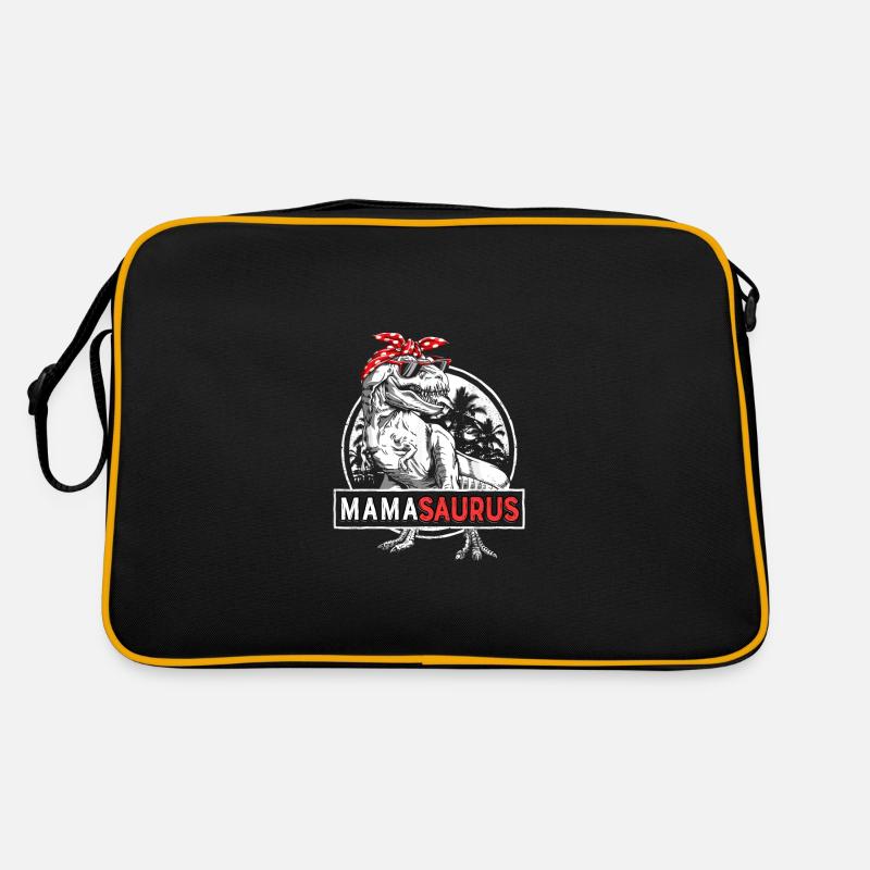 Mama Sauraus Dino Mamasaurus Rex Dinosaurier Retro Tasche