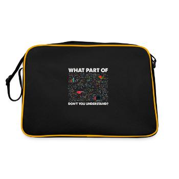 What Part Of Don't You Understand - Retro Bag - black/gold - Back