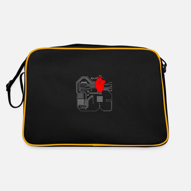Puce informatique, cœur CPU - Computer Geek Sac Retro