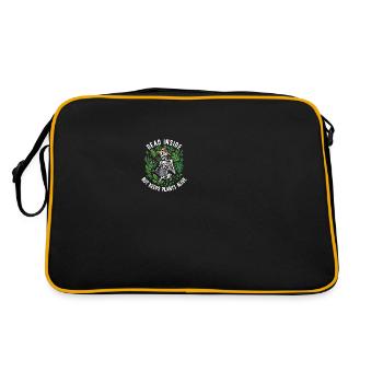 dead Inside mais garde les plantes vivantes - Sac Retro - noir/or - Dos
