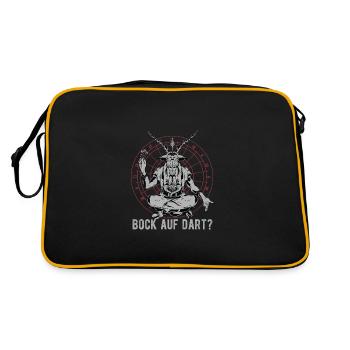Envie de fléchettes Fléchettes amusantes - Sac Retro - noir/or - Dos