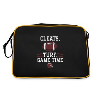 Cleats, turf, game time - Football - Retro Bag - black/gold - Back
