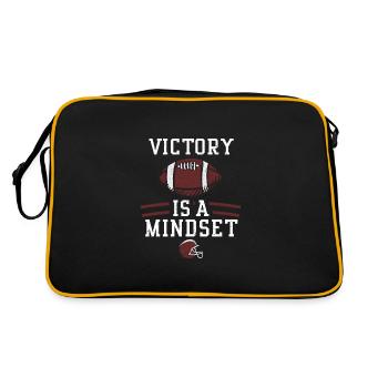 Victory is a mindset - Football - Retro Bag - black/gold - Back