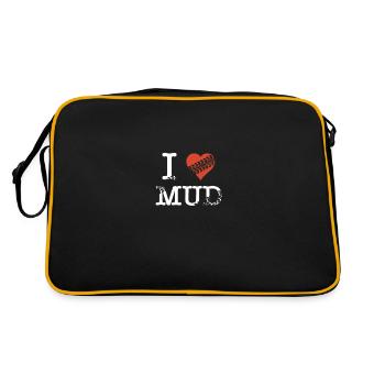 Marques de pneus I Love Mud Offroad Motorsport - Sac Retro - noir/or - Dos
