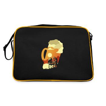 Barbecue and beer BBQ Barbecue for real grillers - Retro Bag - black/gold - Back