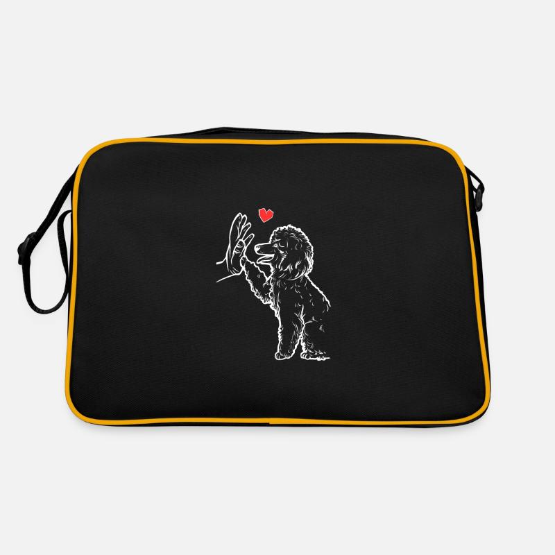 Poodle Doux caniche Amour caniche Sac Retro