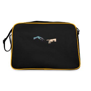 Alien Contact UFO Aliens - Retro Bag - black/gold - Back