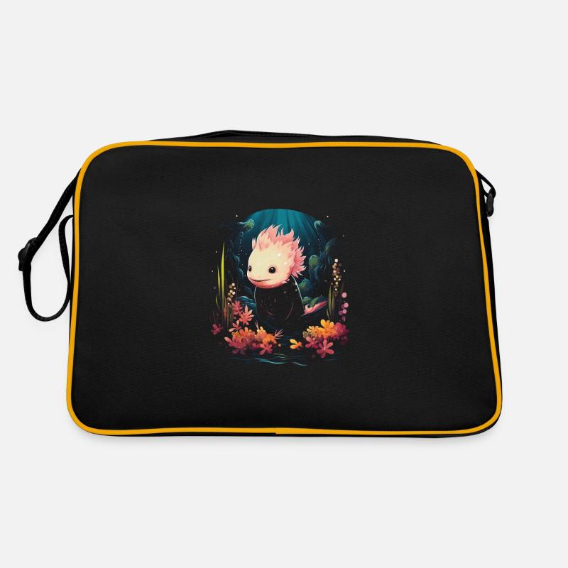 Mignon Axolotl Lover Artwork Sac Retro