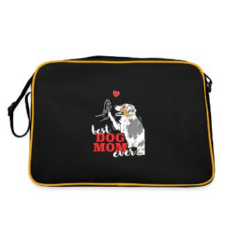 Meilleure maman de berger australien au monde - Sac Retro - noir/or - Dos