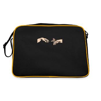Chardonneret jaune Oiseau de l’année Chardonneret jaune - Sac Retro - noir/or - Dos