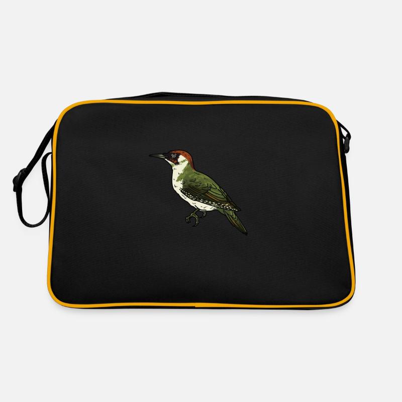 Pic vert Oiseau de l’année Vert européen Sac Retro