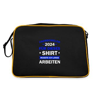 Apprenti conducteur 2024 Cadeau Permis de conduire Drôle - Sac Retro - noir/or - Dos