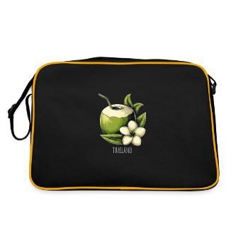 Thailand Fresh Coconut - Retro Bag - black/gold - Back