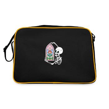 Drôle de vitrail - Sac Retro - noir/or - Dos