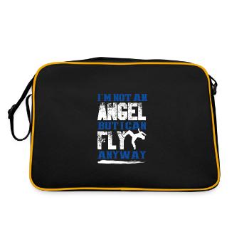 Breakdance Cool Saying - Retro Bag - black/gold - Back