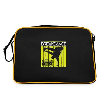 Breakdance Hip Hop - Retro Bag - black/gold - Back