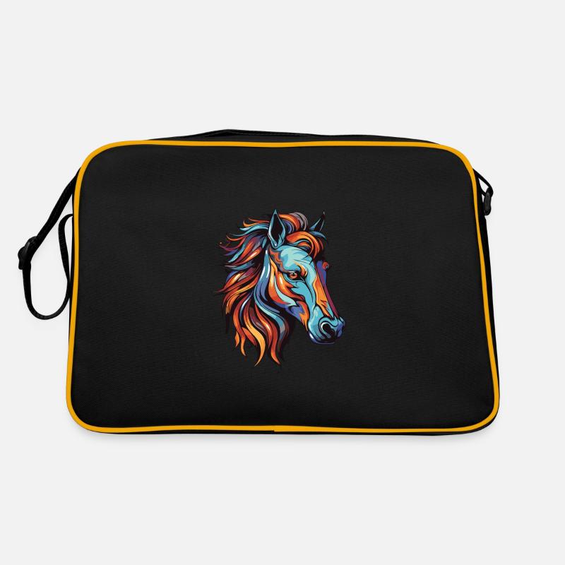 Portrait de cheval Sac Retro
